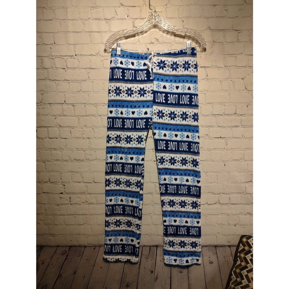 Soft plush pajama pants size medium *